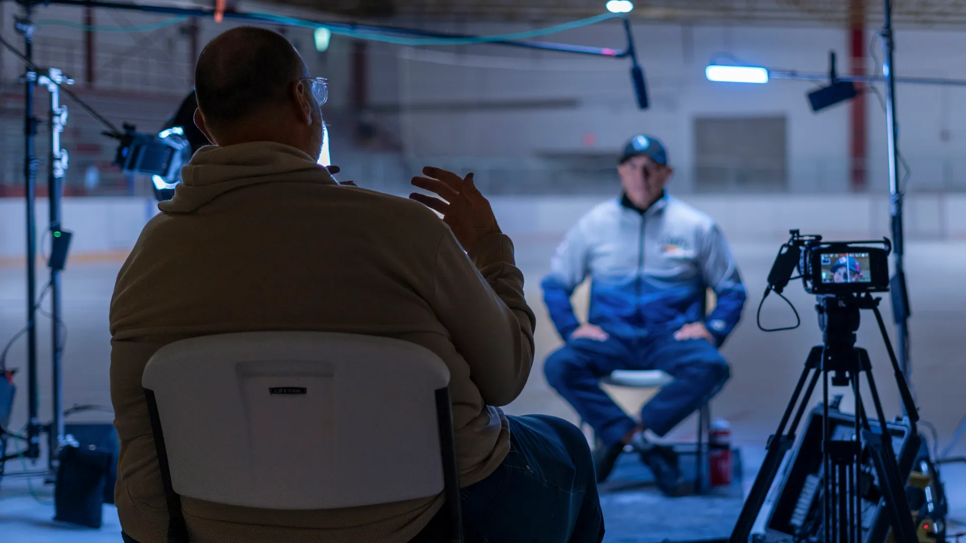 Documentary filming setup